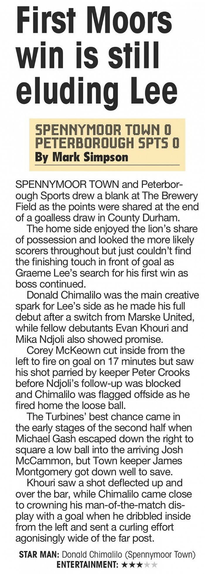 Match Report