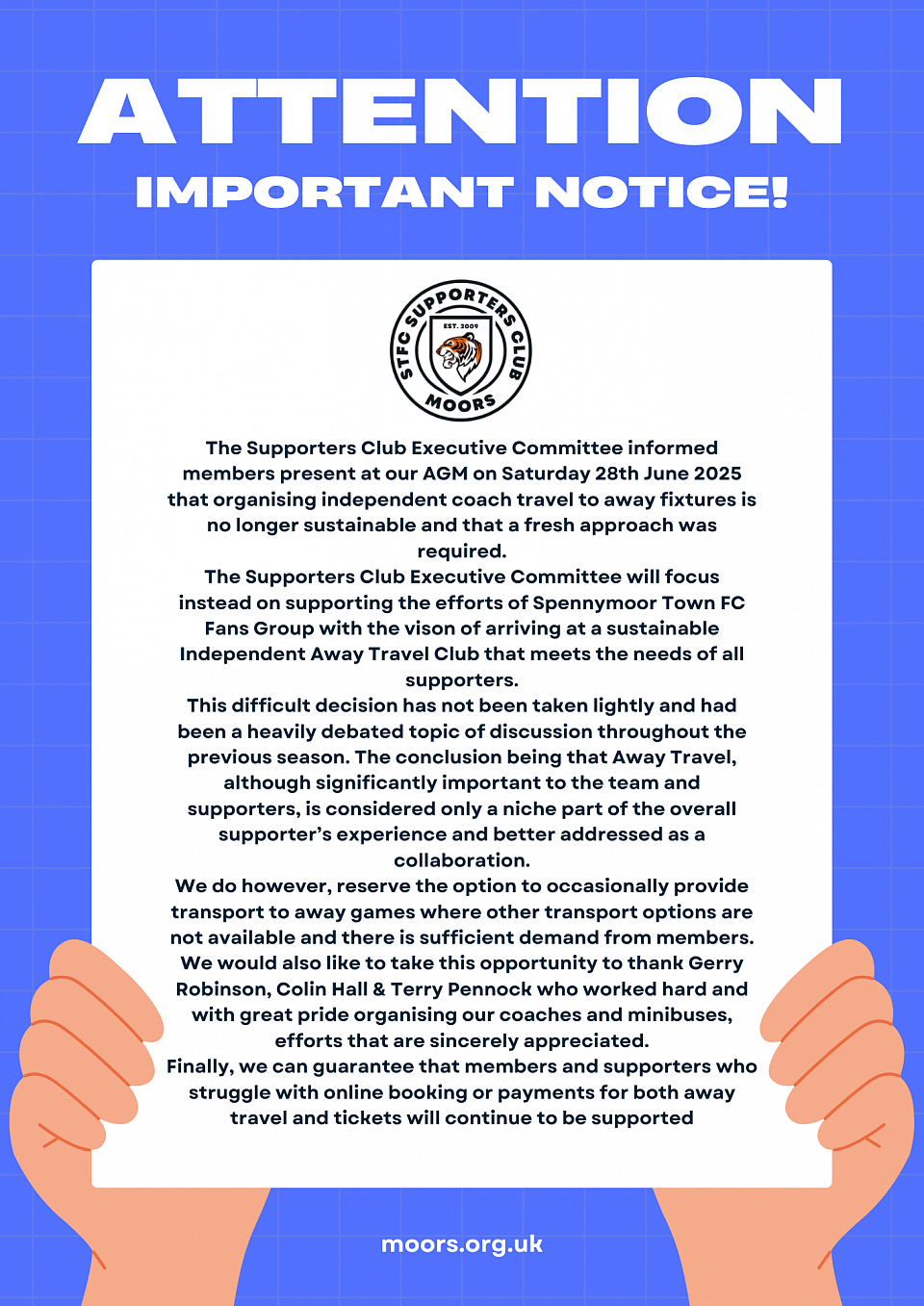 Away Travel Statement